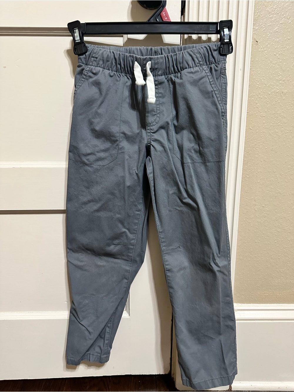 Men's Gray Drawstring Casual Pants